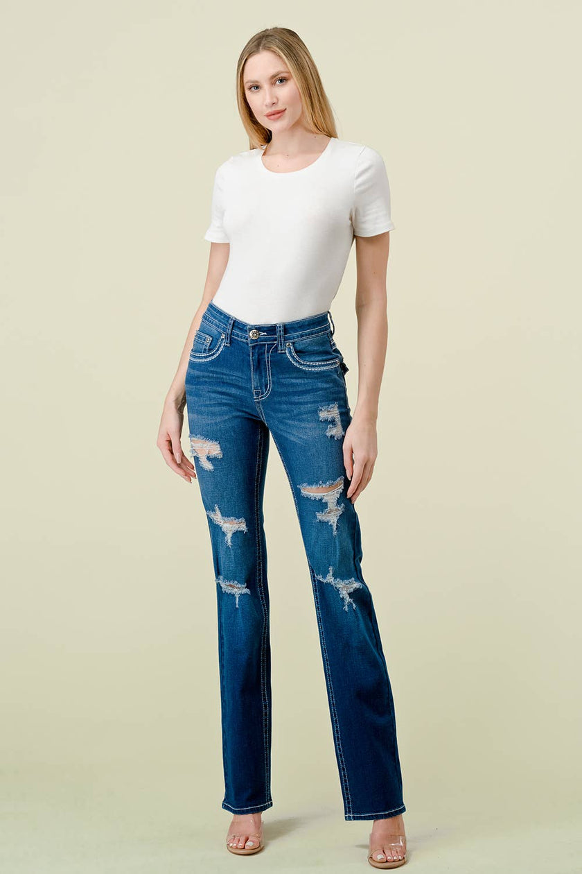 DZ - WB-14 Stretchy Women's Bling Jeans by Westfield Eagle Jeans