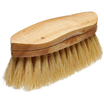 2203 gold charger natural grooming brush with curved back