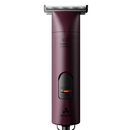 Andis® AGC® Super 2-Speed with T-84 Detachable Blade Clipper straight full view