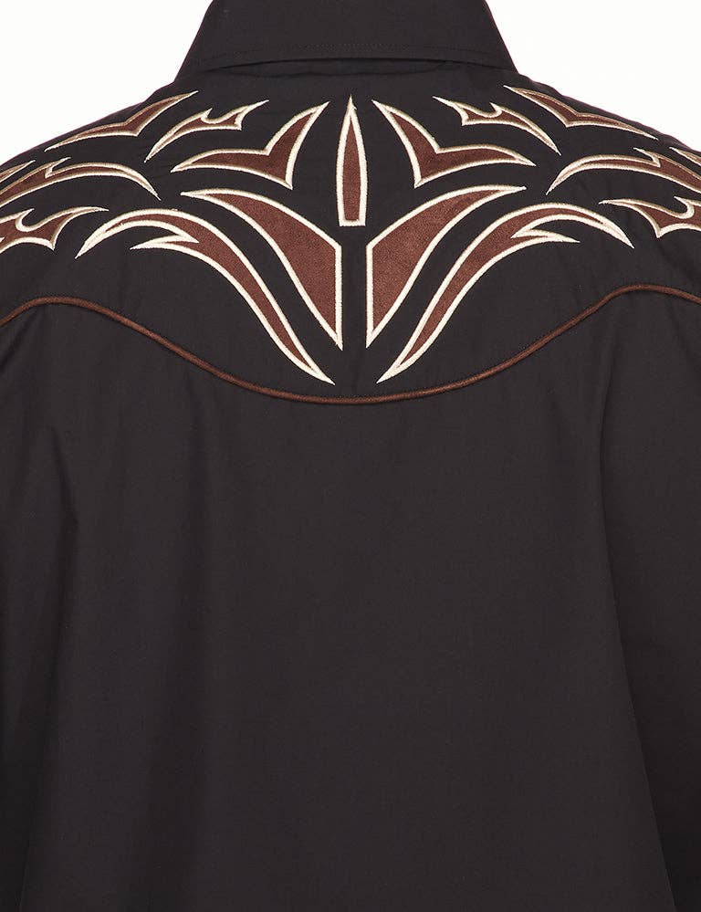 Rodeo Clothing Men's Western Embroidery Cowboy Outfit Shirt