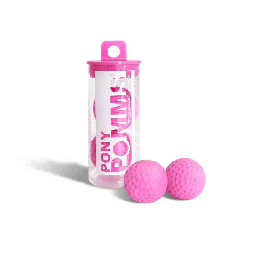 Pomms Premium Equine Ear Plugs Pony in pink color