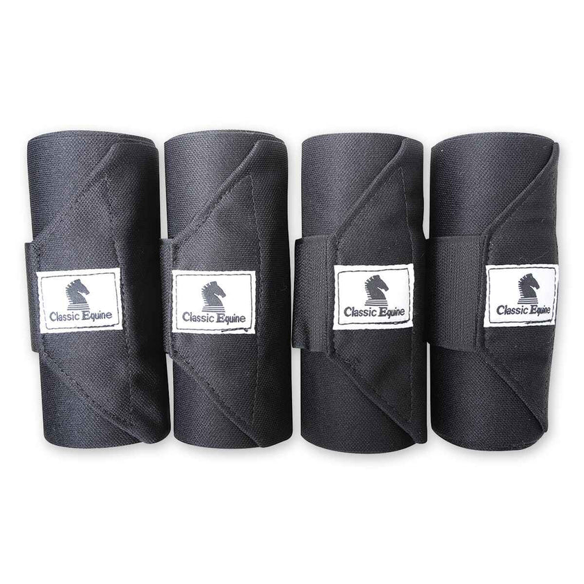 Standing Wrap Bandages black