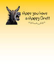 Donkey Birthday Card: Braying Good Birthday