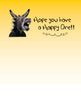 Donkey Birthday Card: Braying Good Birthday