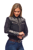 Rodeo Clothing - Women's Embroidered Western Inspired Long Sleeve Shirt