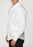 Rodeo Clothing - Men's Western Solid Twill Long Sleeves Snap Button Shirt