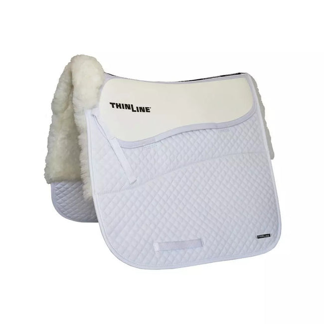 ThinLine Woven Wool Dressage Pad White
