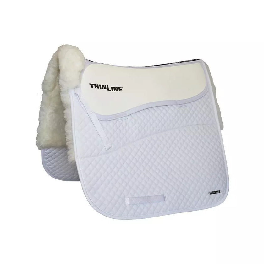 ThinLine Woven Wool Dressage Pad White