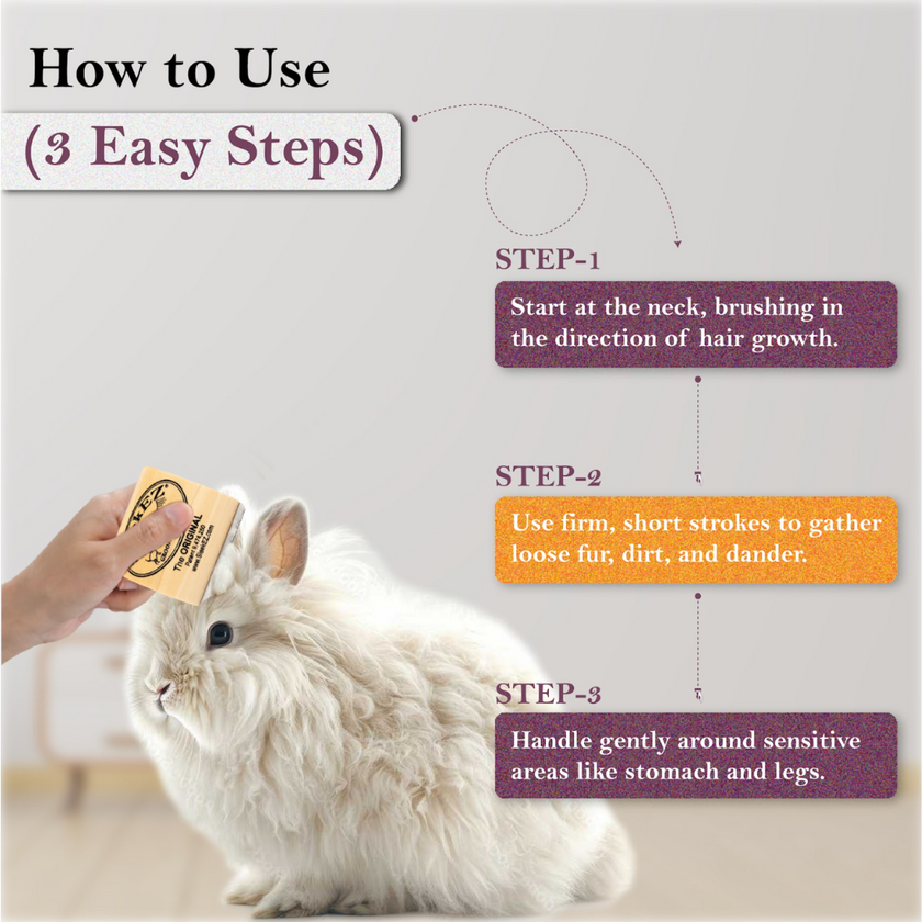 SleekEZ® 2.5in Shedding and Grooming Brush