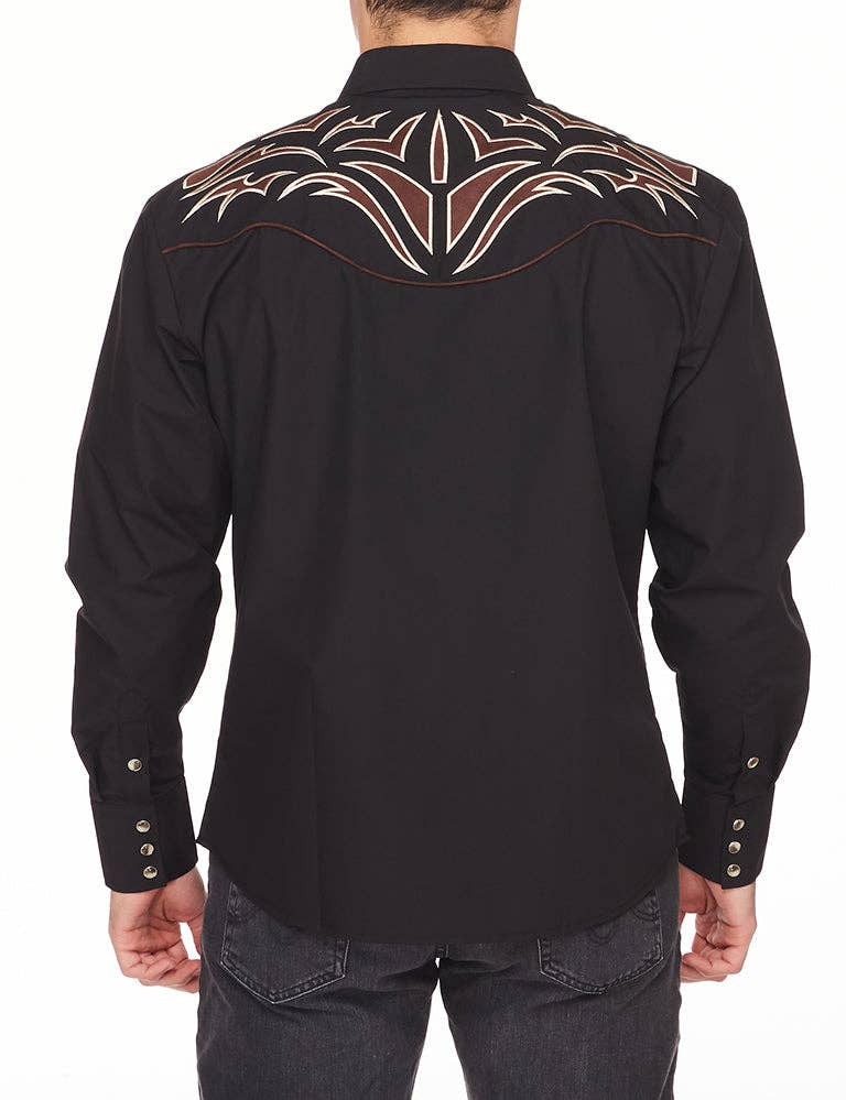 Rodeo Clothing Men's Western Embroidery Cowboy Outfit Shirt