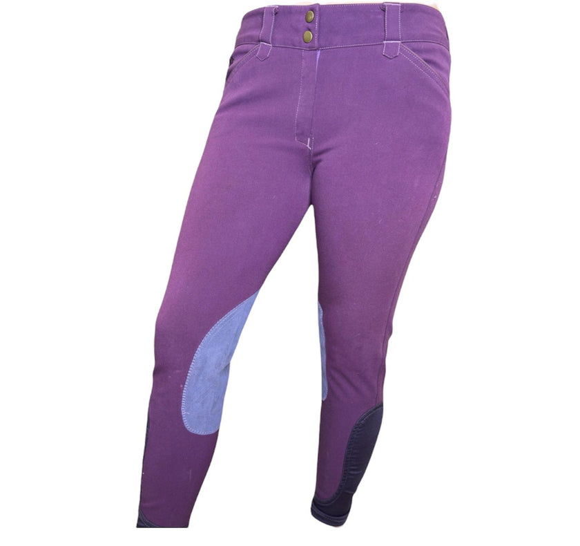 KHS-E Piper Knee Patch Lady's Purple Shadow Breech