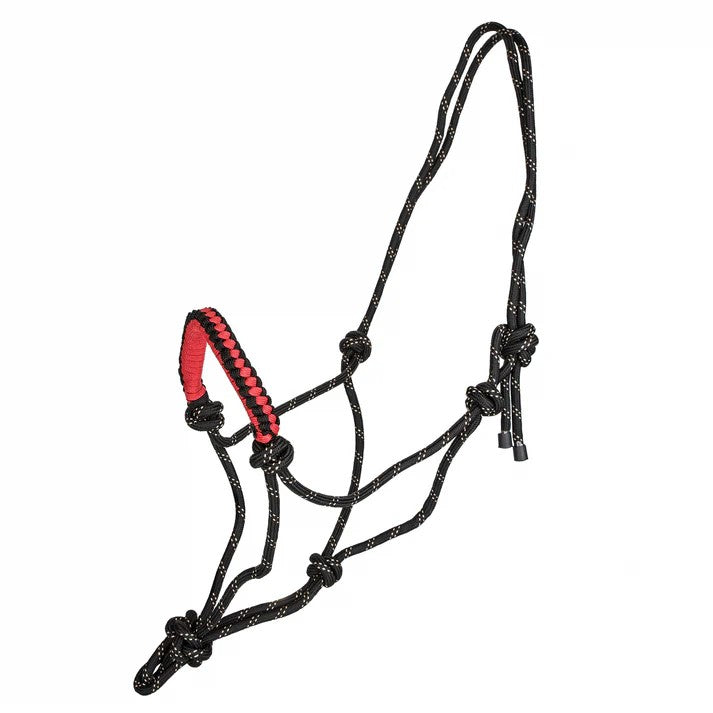 Rope Halter with Braided Noseband