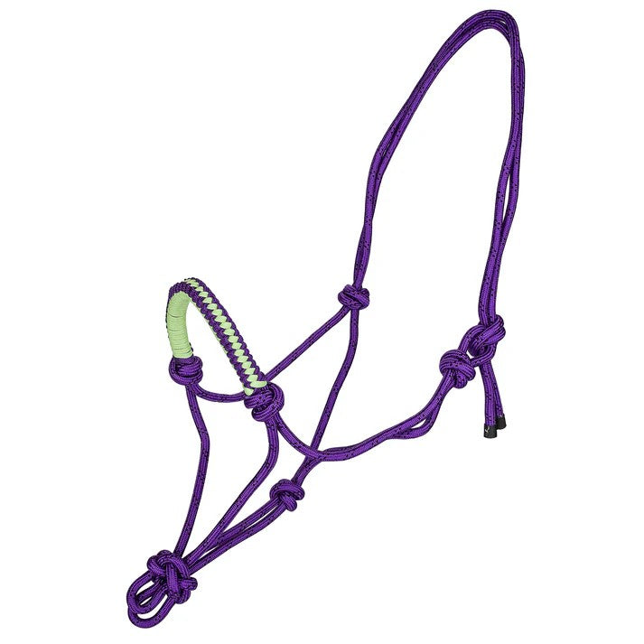 Rope Halter with Braided Noseband