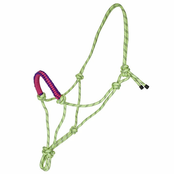 Rope Halter with Braided Noseband