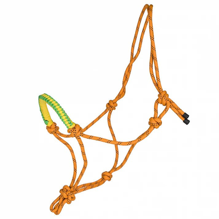 Rope Halter with Braided Noseband