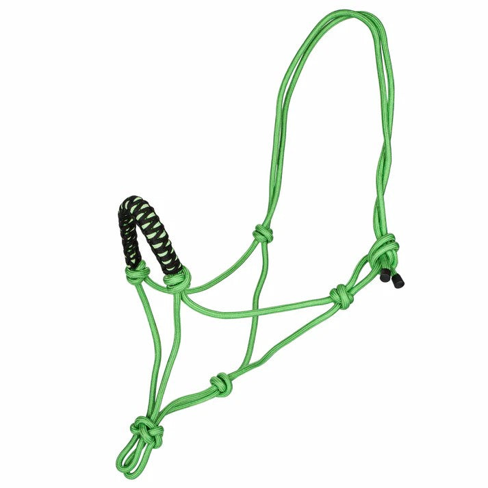 Rope Halter with Braided Noseband