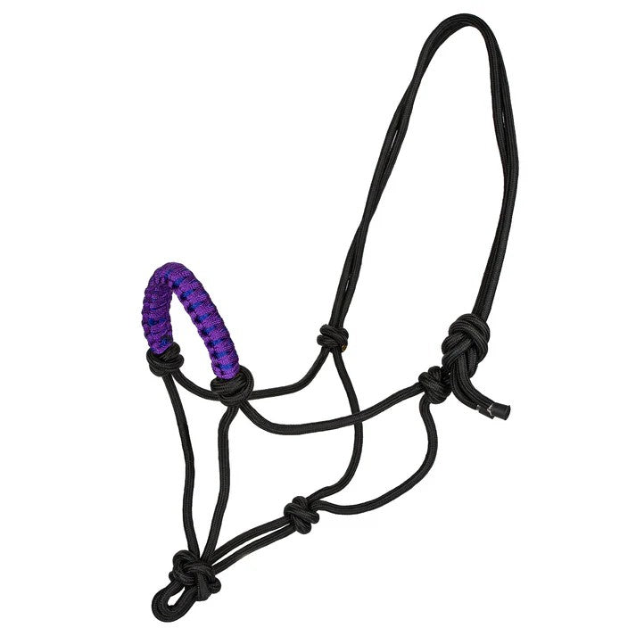 Rope Halter with Braided Noseband
