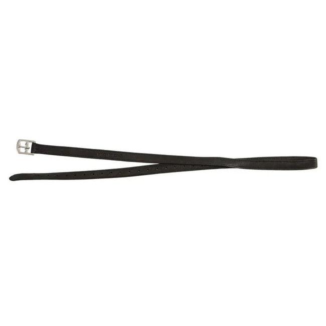 Henri de Rivel Triple Covered Stirrup Leathers in black
