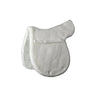 Ovation® Quilted Bottom Hunter Pad in white with belts to keep the pad from slipping.