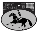 Horse Hollow Press - Oval Equestrian Horse Sticker: Eventer at Start