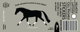 Horse Hollow Press - Horse Laptop, Cell Phone & Helmet Sticker: TB/WB w/ Wraps