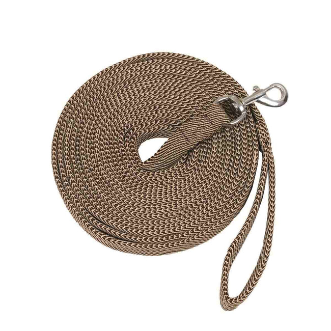 Centaur® 25' Cushion Web Lunge Line Tan Brown