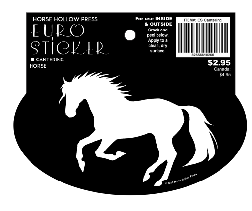 HHP Assorted Horse Oval Stickers