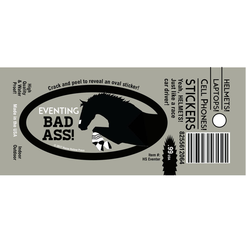 Horse Sticker: Bad Ass Eventer