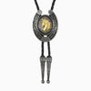 Western Cowboy Bolo Tie Necklace with horse head design.