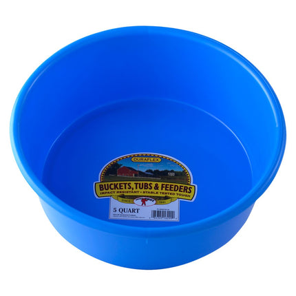 5 Quart Plastic Utility Pan in berry blue