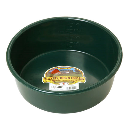 5 Quart Plastic Utility Pan in green