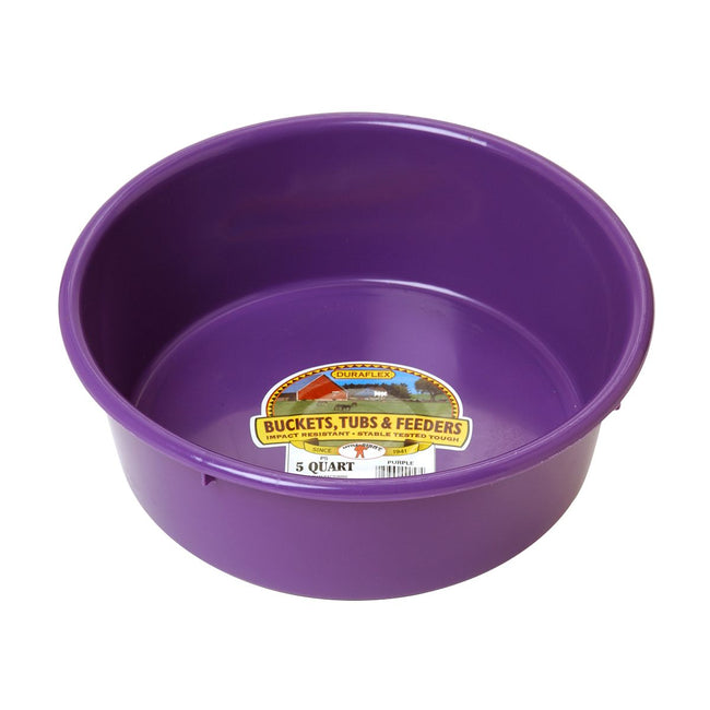 5 Quart Plastic Utility Pan purple