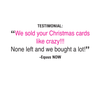 Horse Christmas Card - Galloping