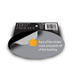 Horse Hollow Press - Oval Equestrian Horse Sticker: Trotting Warmblood w/ Wraps