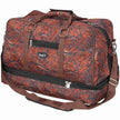 Tooled Leather Print Duffel Bag