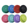 Set of colorful rubber face brushes