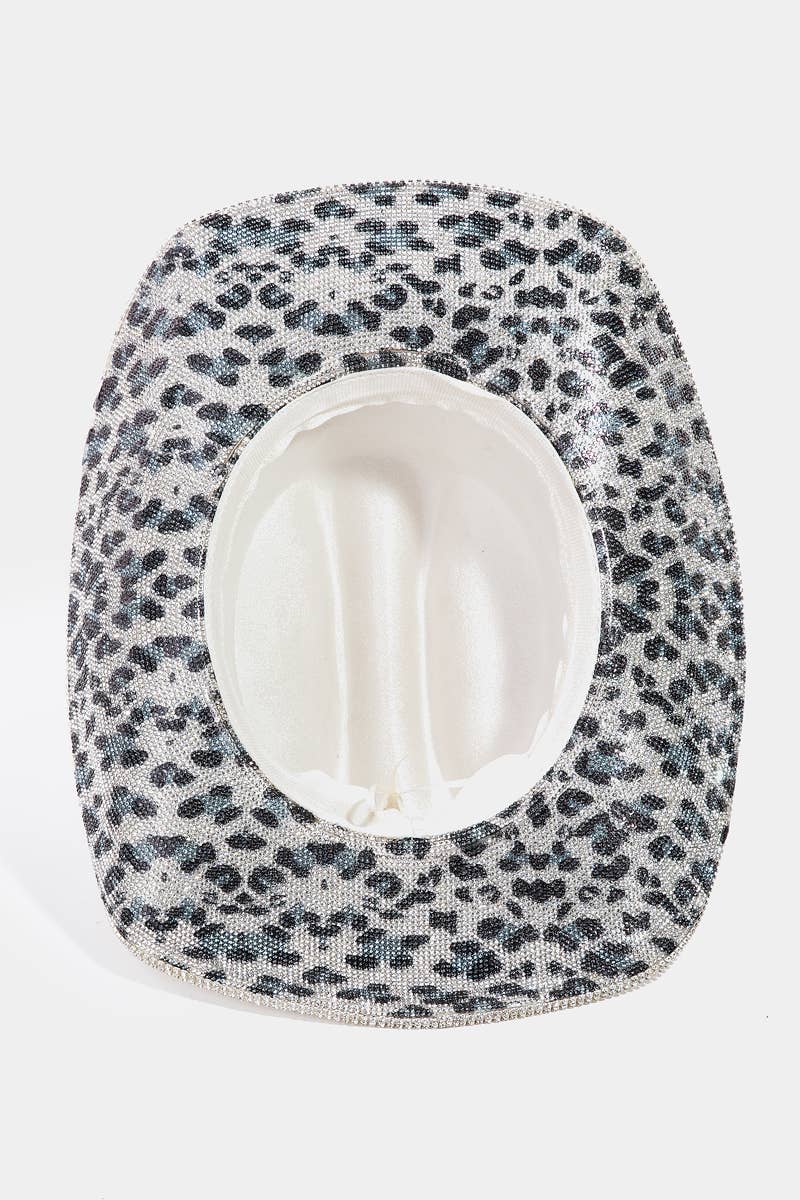Pave Animal Print Rhinestone Cowboy Hat