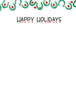 Horse Christmas Card - Horse Shoes