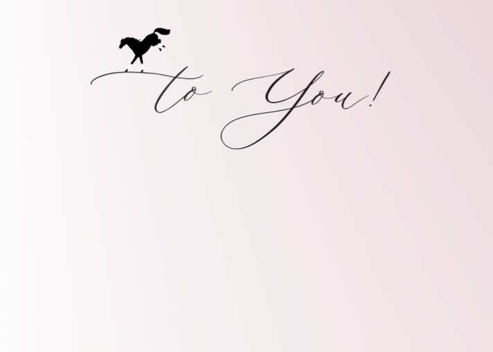 Horse Birthday Card: Happy Birthday