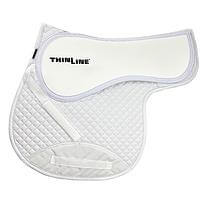ThinLine Quilted Cotton Fitted Jumping Pad - White