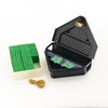 Gnavex Refillable Mouse Bait Station packaged with 16 count bait blocks and key.