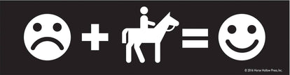 Bumper Sticker: Frown Face to Smiling Face