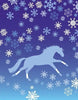 Horse Christmas Card - Galloping
