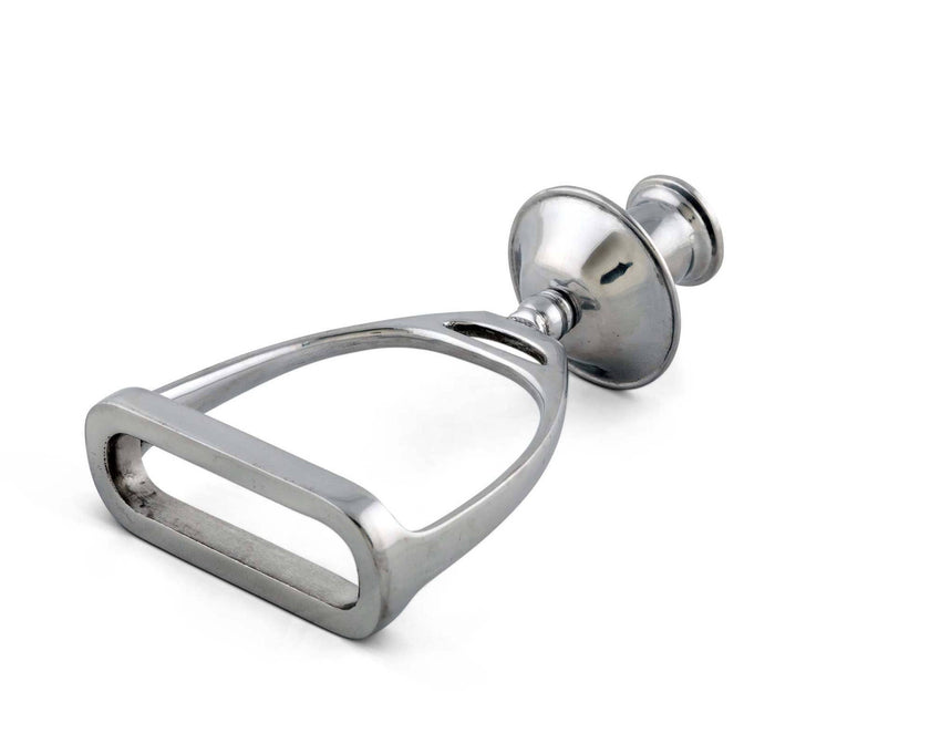 Arthur Court - Equestrian Stirrup Candlestick