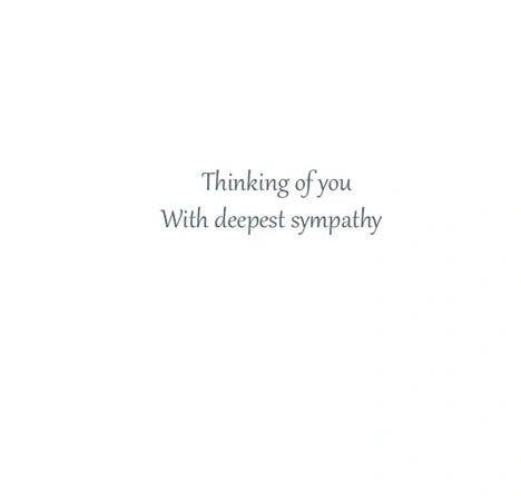 Sympathy Card - So Warmly Remembered...