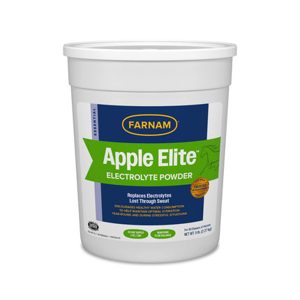 Farnam Apple Elite Electrolyte Powder 5 pound container on a white background