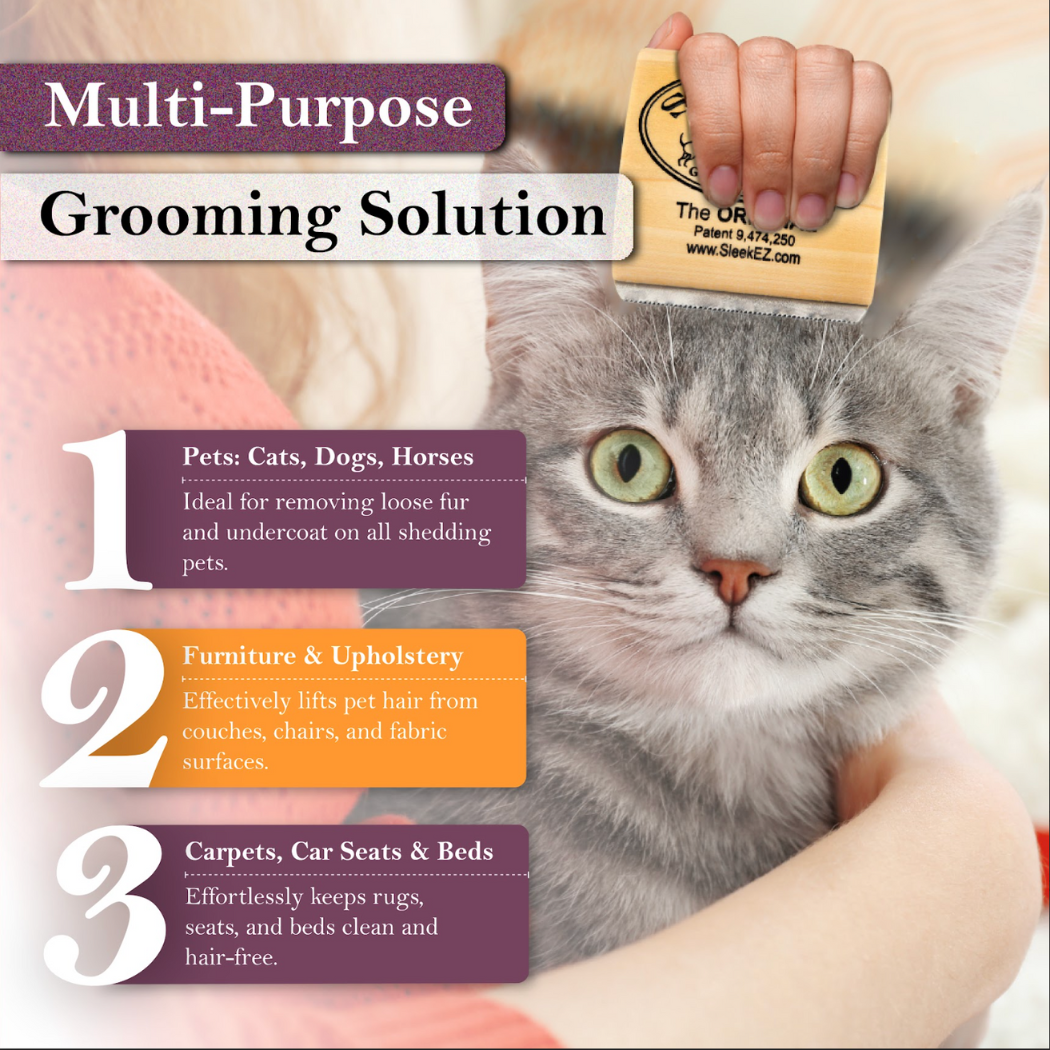 SleekEZ® 2.5in Shedding and Grooming Brush