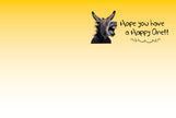 Donkey Birthday Card: Braying Good Birthday