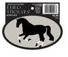 Horse Hollow Press - Oval Equestrian Horse Sticker: Dressage