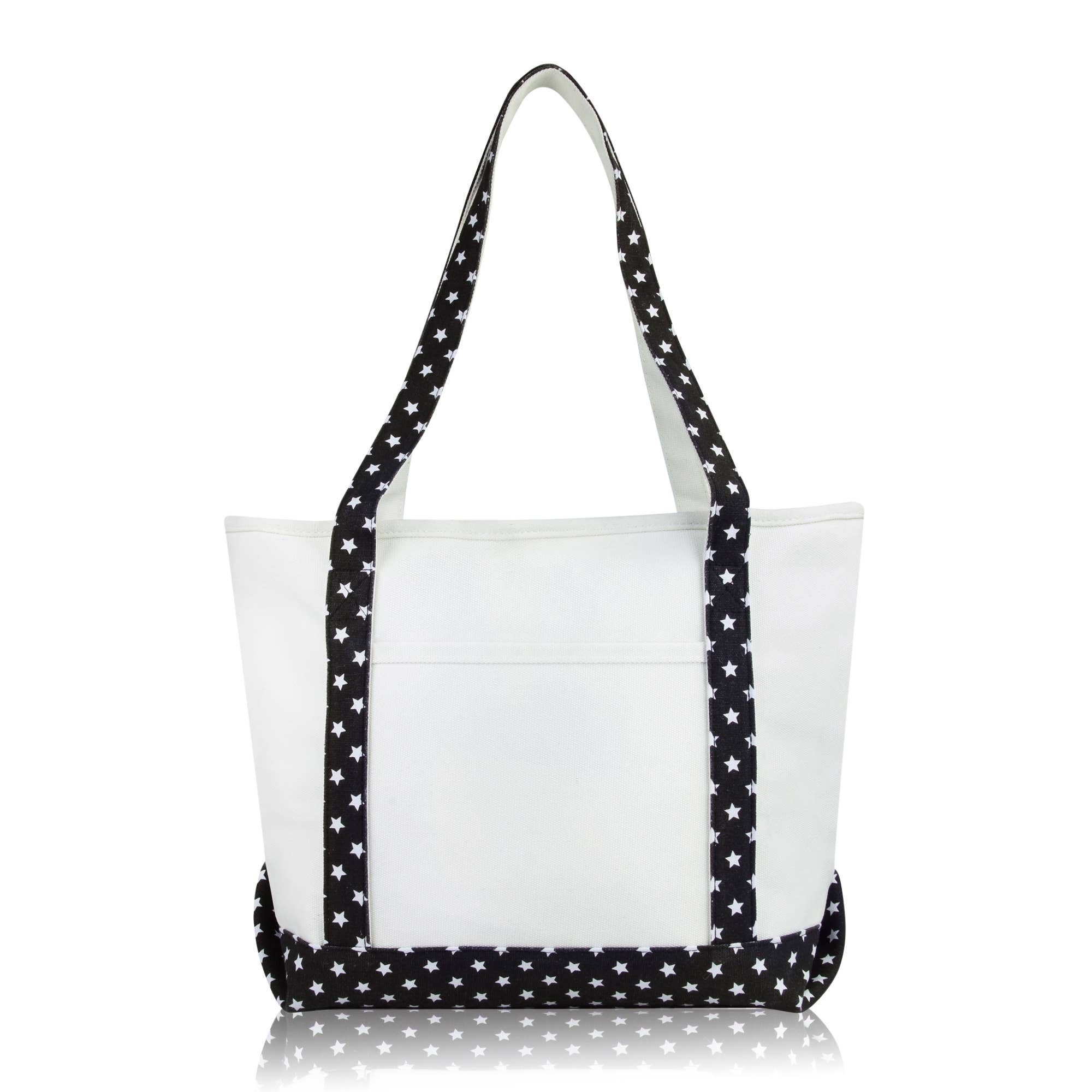 Dalix - DALIX Daily Shoulder Tote Bag Premium Cotton